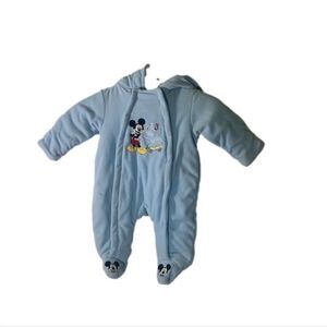 Disney 0-3 Months‎ Blue Mickey Mouse Snow Suit